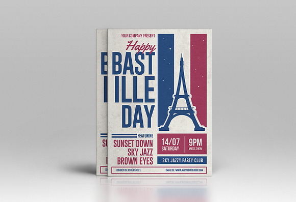 Bastile Day Flyer in Flyer Templates - product preview 1