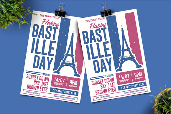 Bastile Day Flyer in Flyer Templates - product preview 3