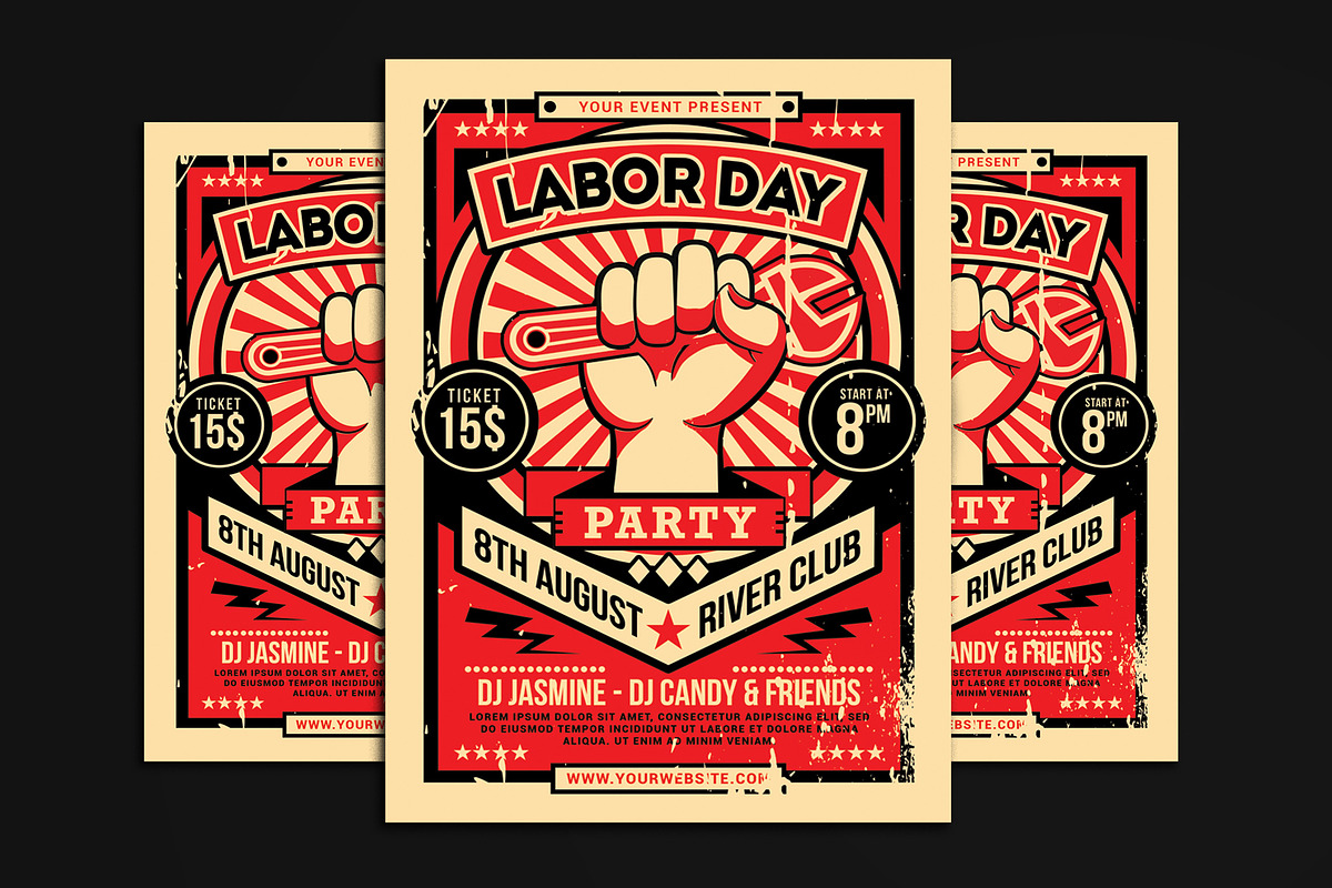 Labor Day Flyer in Flyer Templates - product preview 8