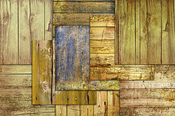 Old Distressed Wood Textures Grunge in Textures - product preview 3