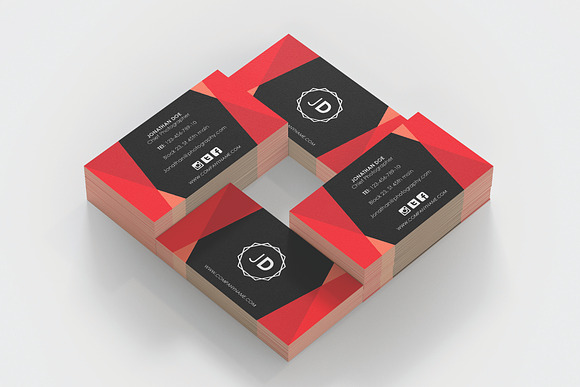 Business Card Template Bundle in Business Card Templates - product preview 1