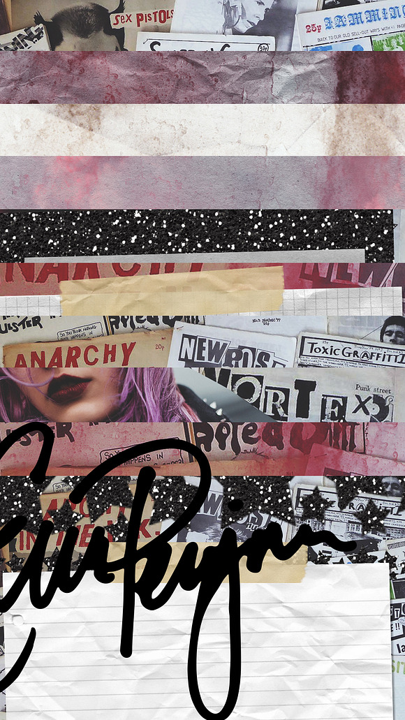 Instagram Wallpaper Pack - Brit Punk in Textures - product preview 1