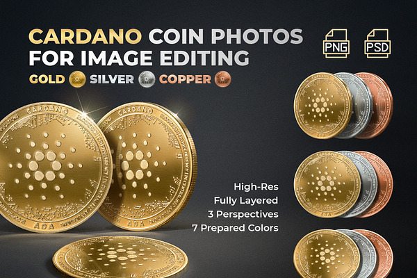 Cardano Coin Photos - ADA Crypto