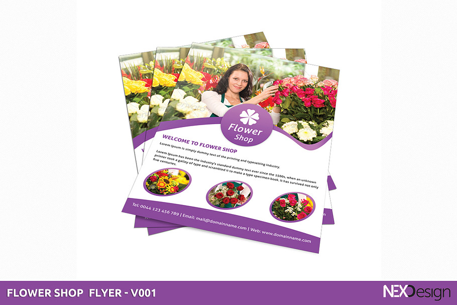 Flower Shop Flyer - SK