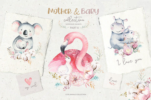Baby & Mom cute collection