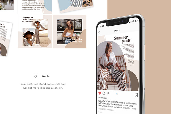 Instagram Post Template - Ottavia in Instagram Templates - product preview 2