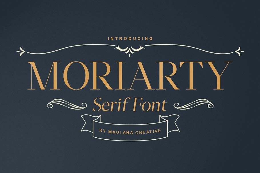 Moriarty Serif Font in Serif Fonts - product preview 8