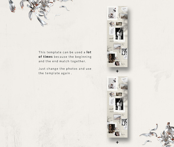 Instagram PUZZLE template - Neutral in Instagram Templates - product preview 4