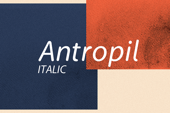 Antropil Italic font [30% OFF] in Sans-Serif Fonts - product preview 1