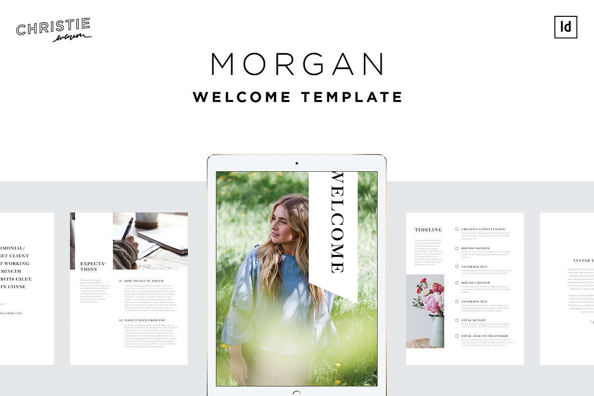 Morgan Welcome Template in Brochure Templates - product preview 8