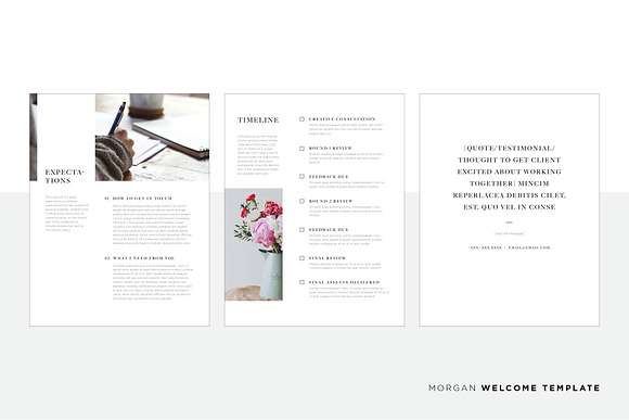 Morgan Welcome Template in Brochure Templates - product preview 4
