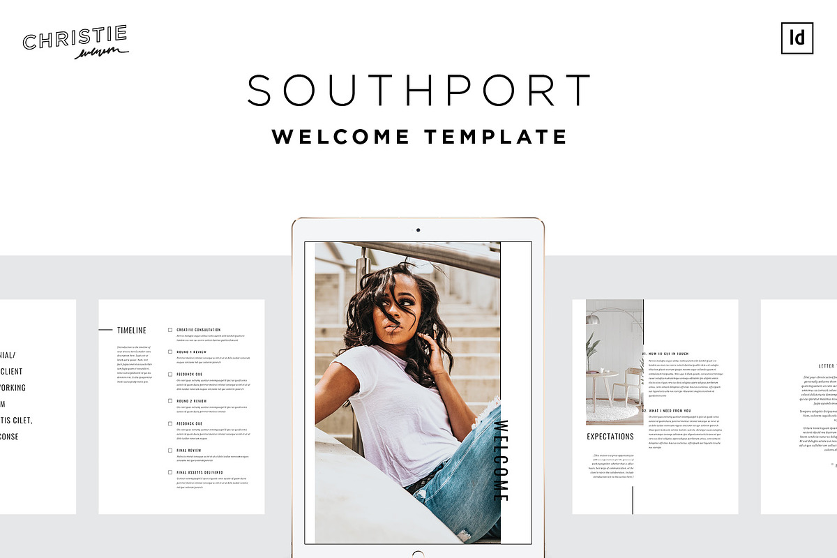 Southport Welcome Template in Brochure Templates - product preview 8