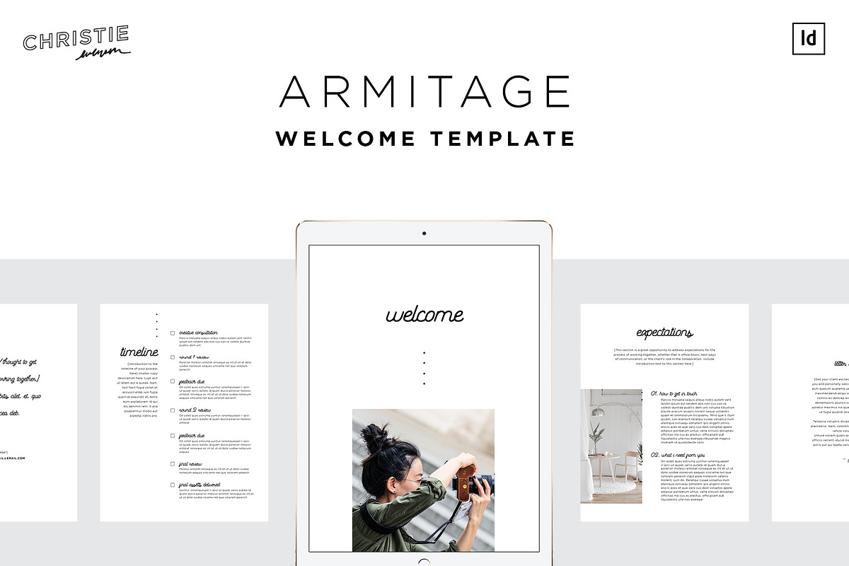 Armitage Welcome Template in Brochure Templates - product preview 8