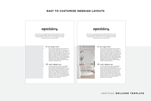 Armitage Welcome Template in Brochure Templates - product preview 1