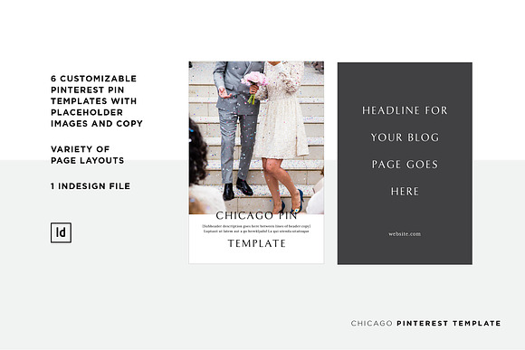 Chicago Pinterest Template in Pinterest Templates - product preview 1