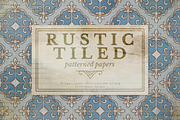Rustic Tiled Papers