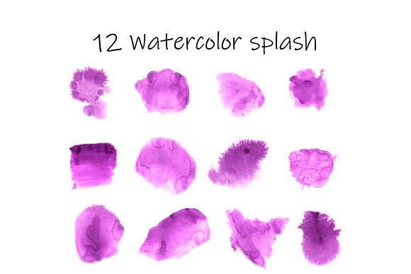 Vector watercolor brush and splash in Add-Ons - product preview 3