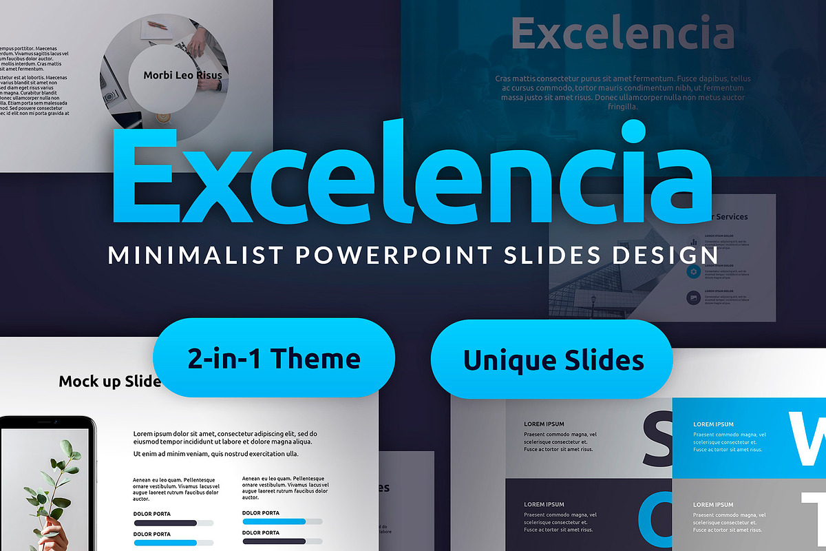 Excelencia PPTX Slides Set in PowerPoint Templates - product preview 8