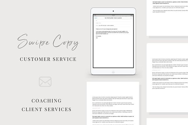 Email Swipe-Copy | Client Services