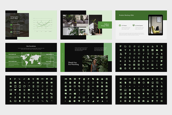 Tulave : Green Color Powerpoint in PowerPoint Templates - product preview 6