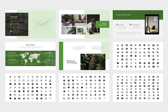 Tulave : Green Color Powerpoint in PowerPoint Templates - product preview 12