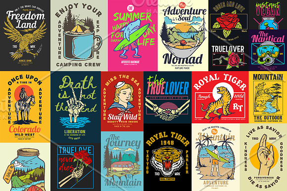 100 Street Style T-Shirt Designs in Illustrations - product preview 8