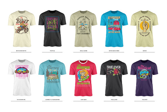 100 Street Style T-Shirt Designs in Illustrations - product preview 12