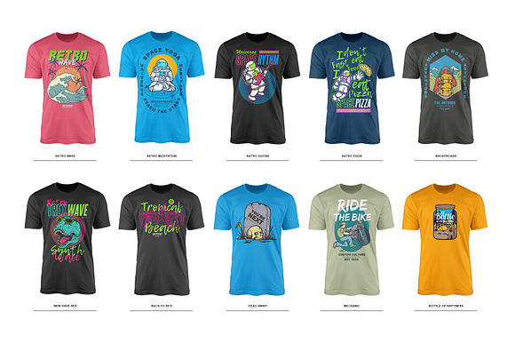 100 Street Style T-Shirt Designs in Illustrations - product preview 14