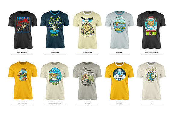 100 Street Style T-Shirt Designs in Illustrations - product preview 15