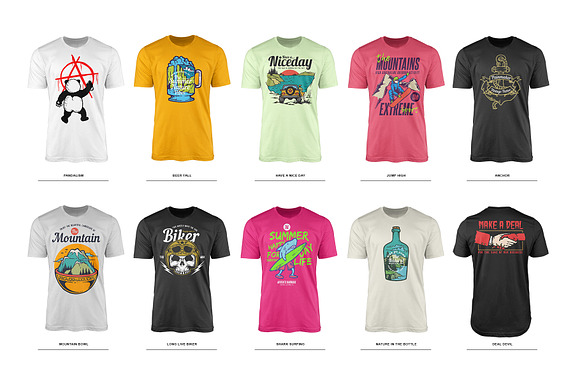 100 Street Style T-Shirt Designs in Illustrations - product preview 16