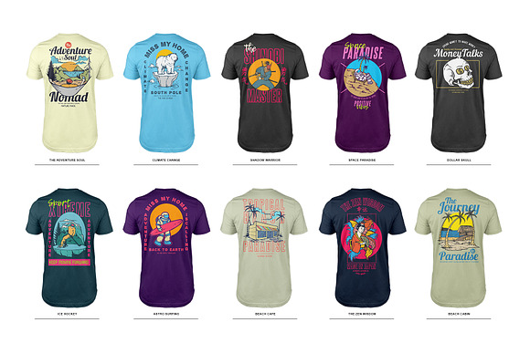 100 Street Style T-Shirt Designs in Illustrations - product preview 19
