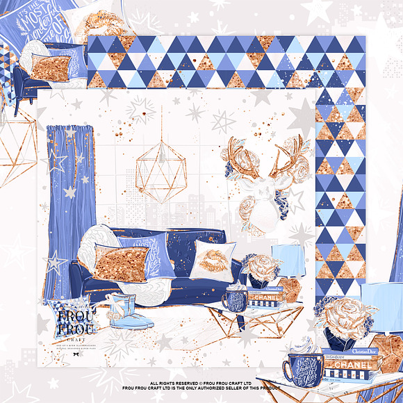 Winter Fashion Cozy Paper Pack in Patterns - product preview 1
