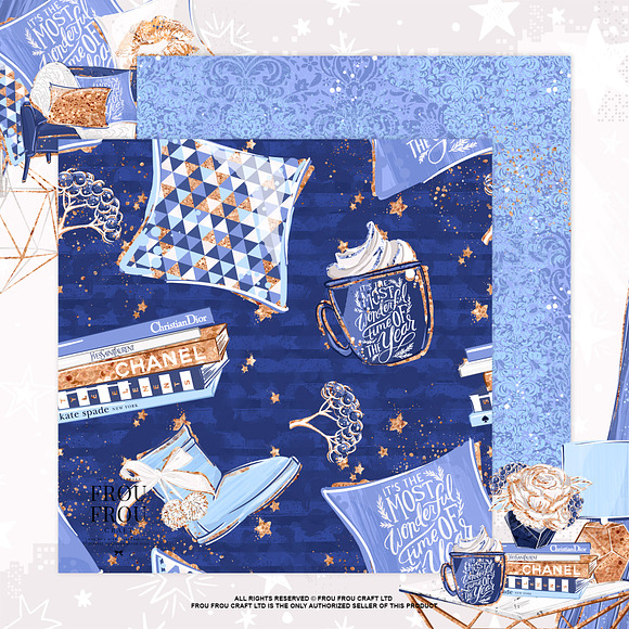 Winter Fashion Cozy Paper Pack in Patterns - product preview 2