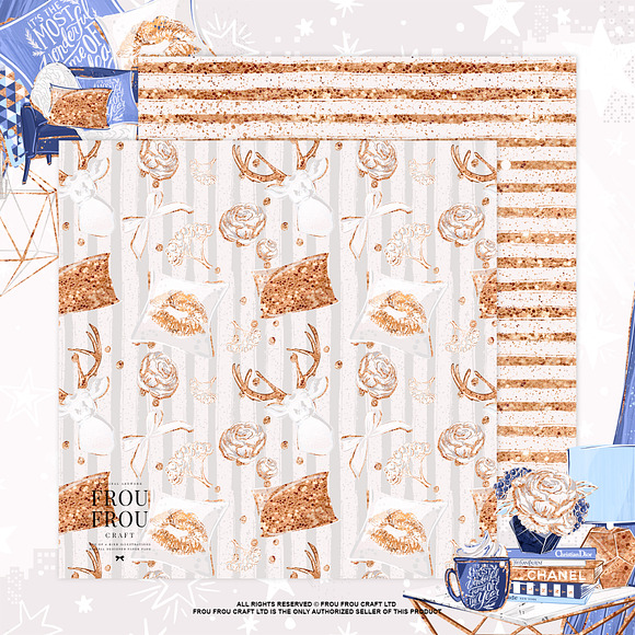 Winter Fashion Cozy Paper Pack in Patterns - product preview 4