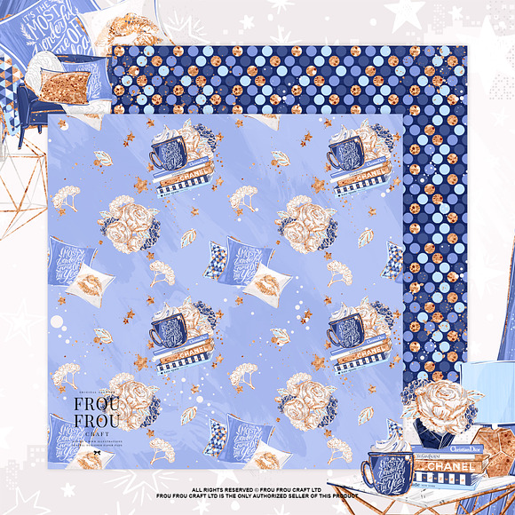 Winter Fashion Cozy Paper Pack in Patterns - product preview 6