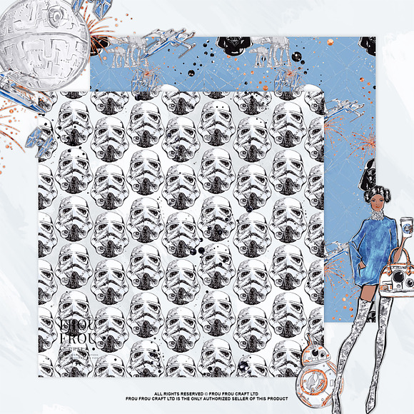 Space Movie Paper Pack in Patterns - product preview 4