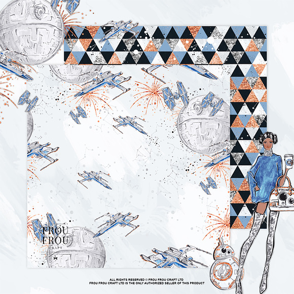 Space Movie Paper Pack in Patterns - product preview 6