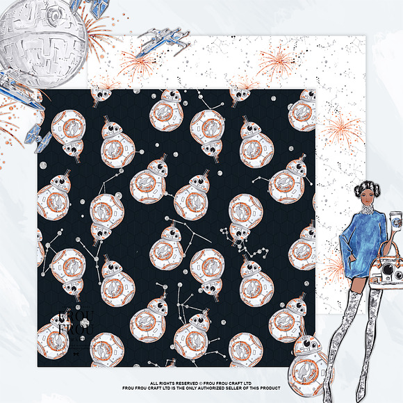 Space Movie Paper Pack in Patterns - product preview 7