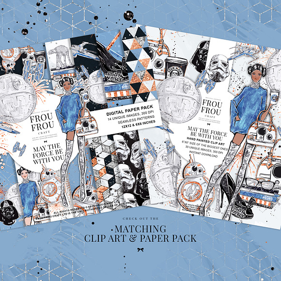 Space Movie Paper Pack in Patterns - product preview 8
