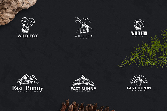 4in1 Wild Collection - PS and Ai in Logo Templates - product preview 39