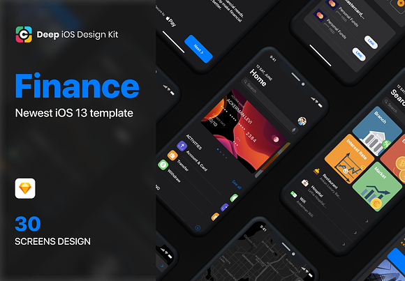 Cadeep - Finance App UI Kit design in UI Kits and Libraries - product preview 7