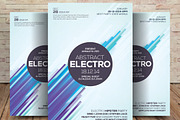 Electro Abstract Flyer Template