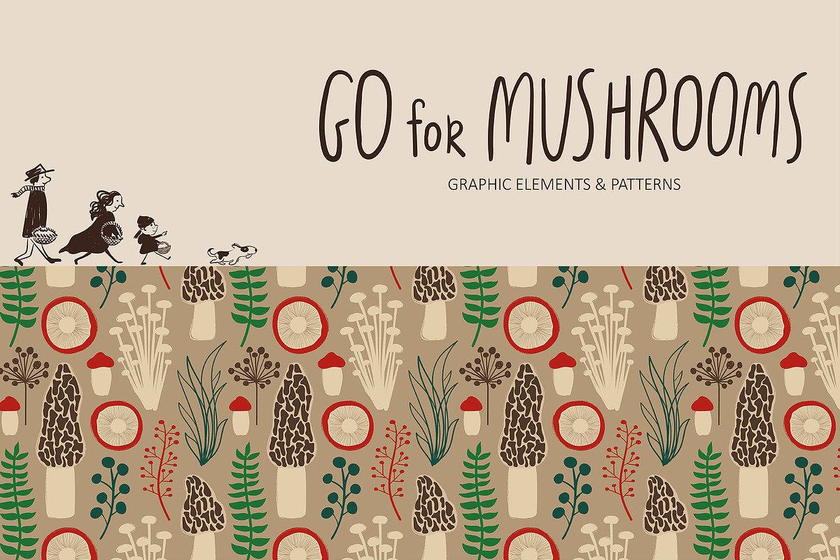 Go for Mushrooms. Forest Collection. in Graphics - product preview 8