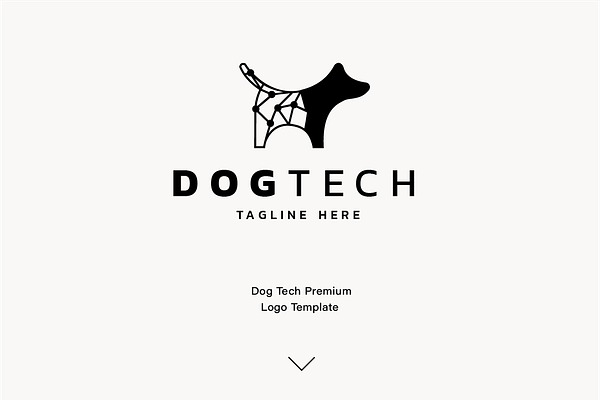 Dog Tech - Premium Logo Template