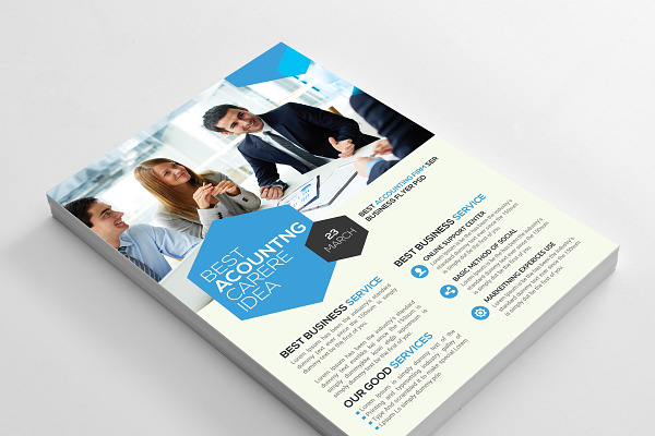 Tax and Accounting Flyer Template