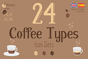 Coffee Types icon sets