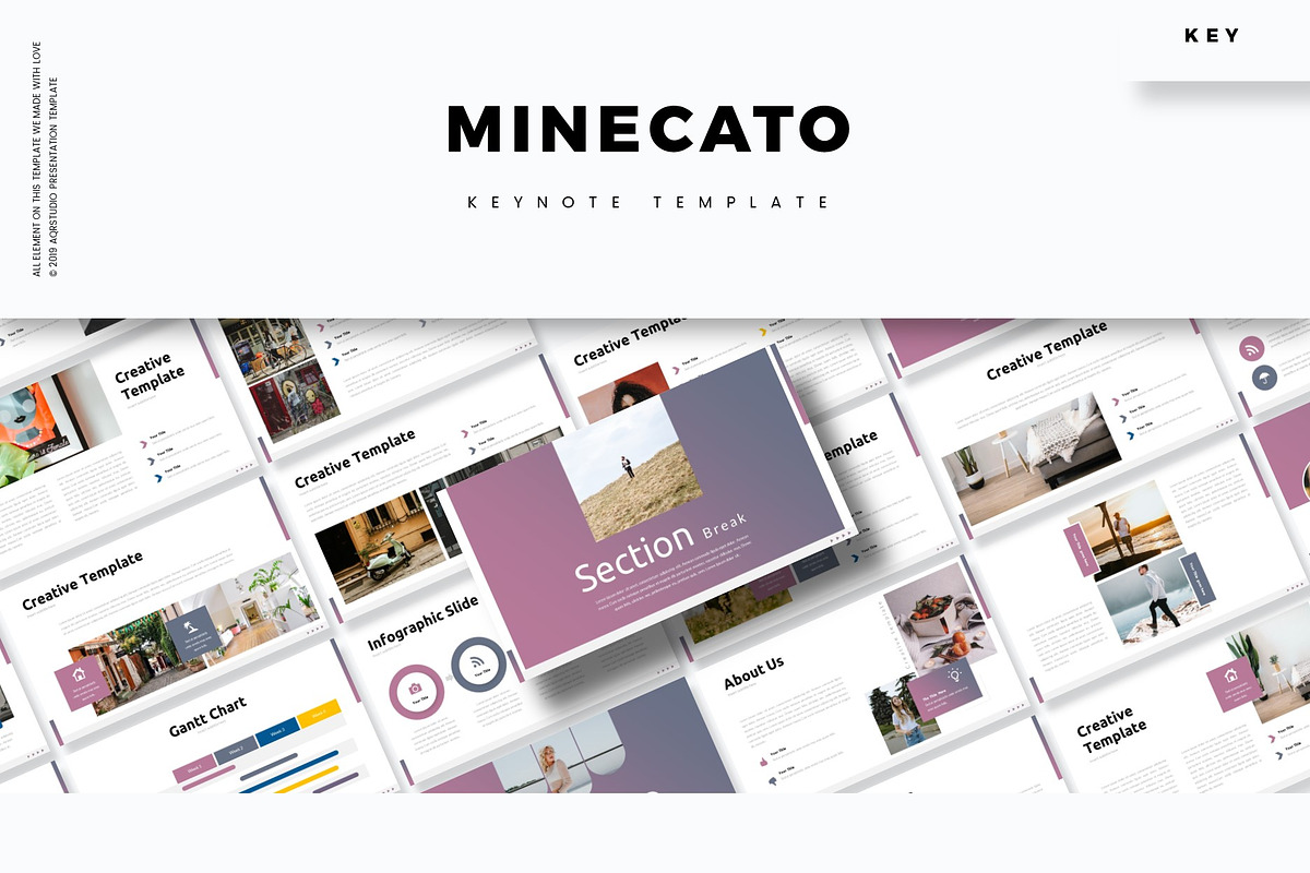 Minecato - Keynote Template in Keynote Templates - product preview 8