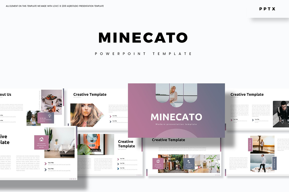 Minecato - Powerpoint Template in PowerPoint Templates - product preview 8
