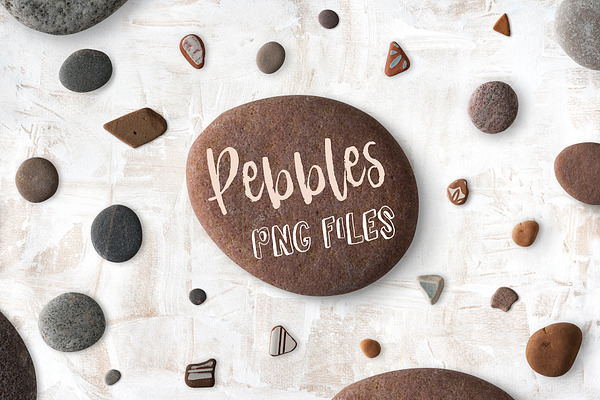 Cut out Pebbles - photo clip art