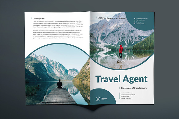 Travel Agent Agency Print Pack in Invitation Templates - product preview 1